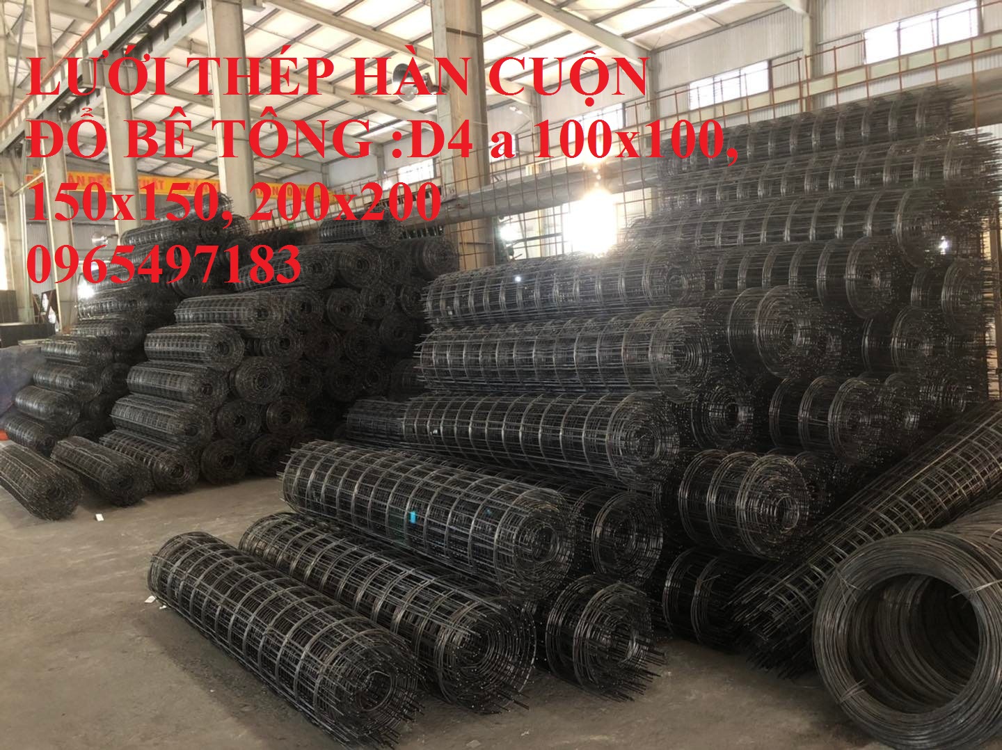 Lưới thép hàn phi 4, lưới thép hàn D4 đổ bê tông, đổ sàn giá tốt