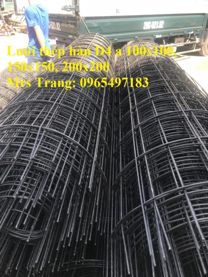 Lưới thép hàn phi 4, lưới thép hàn D4 đổ bê tông, đổ sàn giá tốt