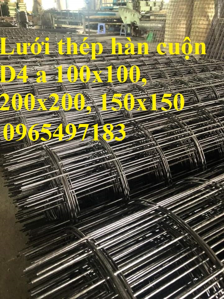 Lưới thép hàn phi 4, lưới thép hàn D4 đổ bê tông, đổ sàn giá tốt