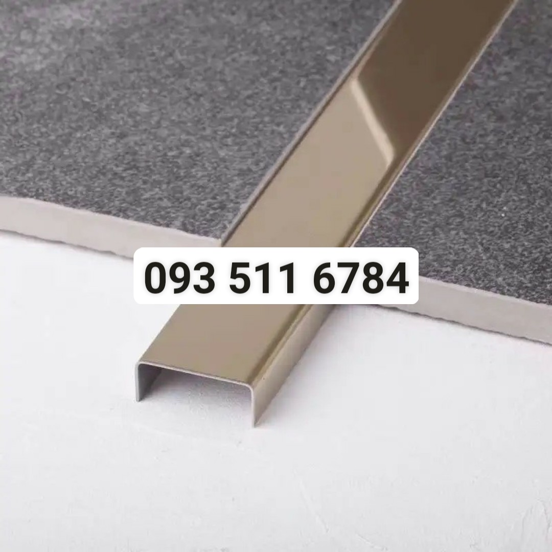 Nẹp inox chữ U vàng Nẹp T nhôm nối sàn giá tốt