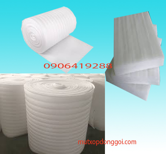 Mút xốp pe foam dùng bọc lót đồ tủ, kệ giá rẻ