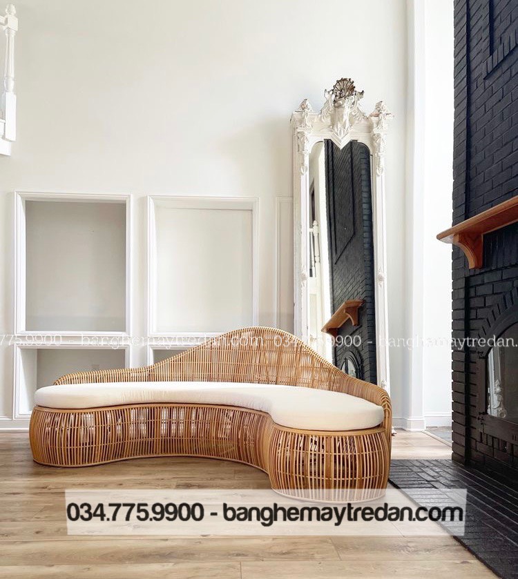 Bàn ghế mây cho homestay cao cấp - Bàn ghế mây tre đan
