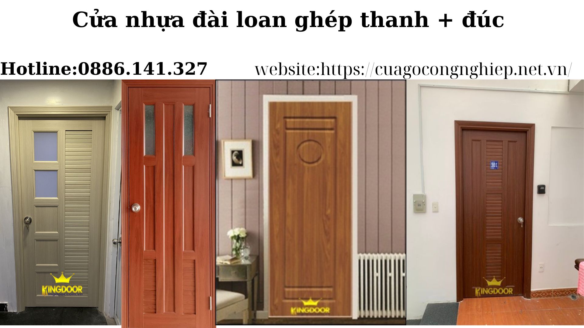 Cửa nhựa đài loan tại Cam Ranh - Cửa nhựa nhà vệ sinh