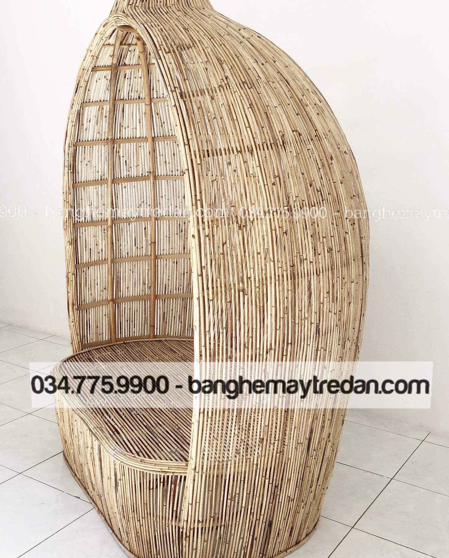 Ghế mây tre chụp hình sống ảo - Bàn ghế mây tre đan