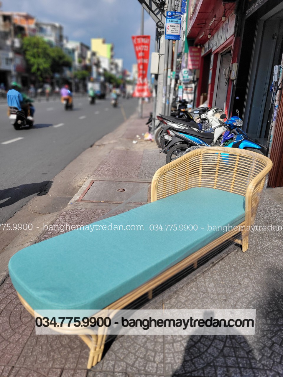 Sofa bed mây tự nhiên cao cấp - Bàn ghế mây tre đan