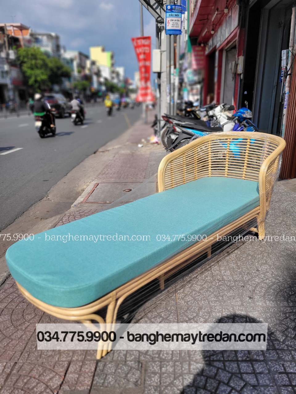 Sofa bed mây tự nhiên cao cấp - Bàn ghế mây tre đan