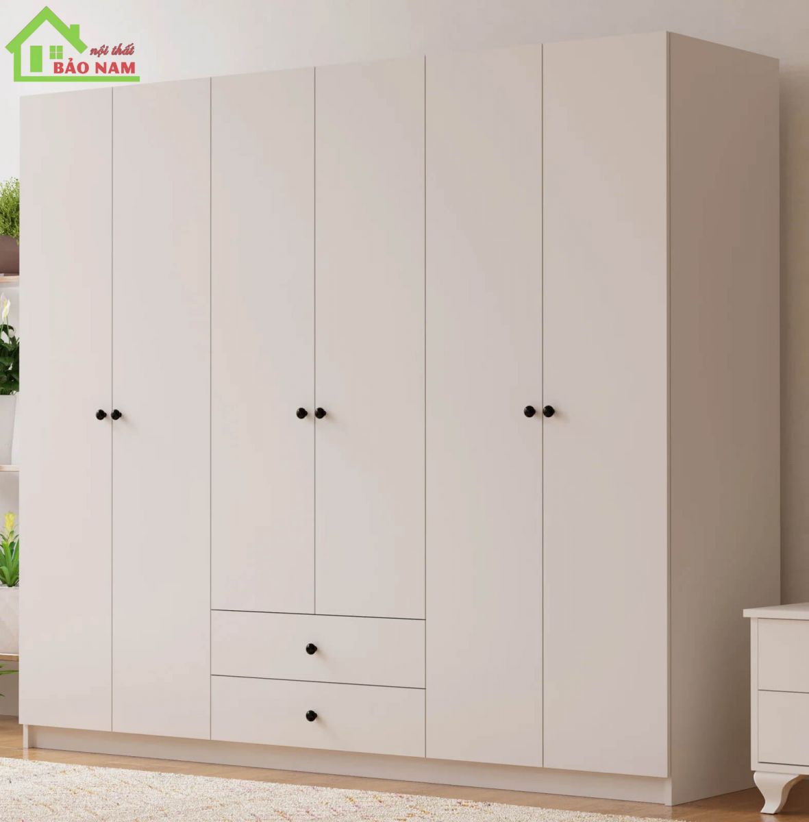 Tủ áo mdf melamine hiện đại - Đóng tủ áo gỗ giá rẻ tại TPHCM