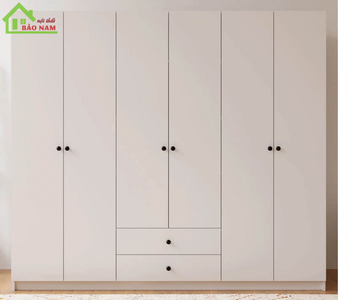Tủ áo mdf melamine hiện đại - Đóng tủ áo gỗ giá rẻ tại TPHCM