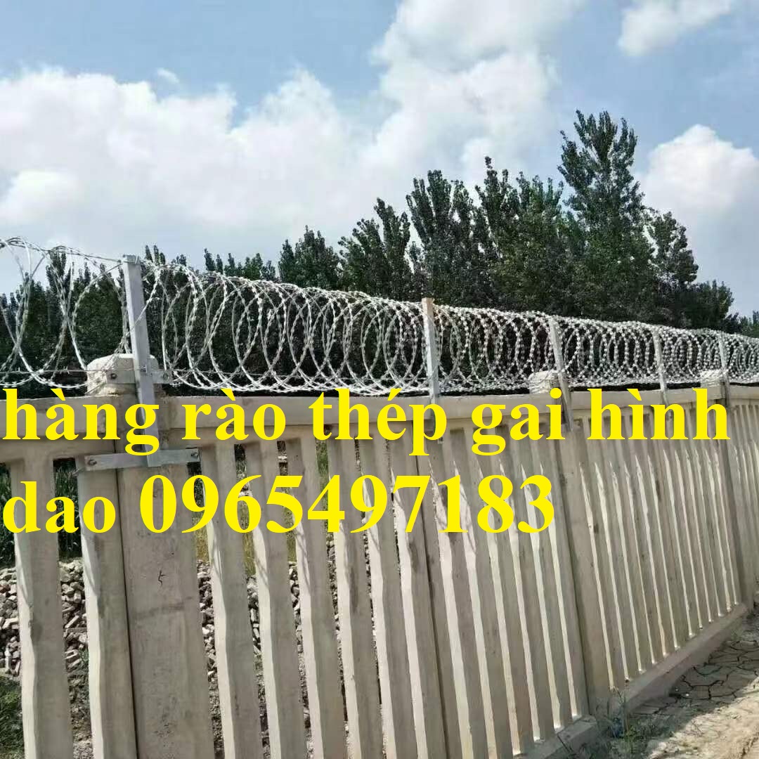 dây thép gai chống trộm, dây thép gai hình dao, dây gai tôn,