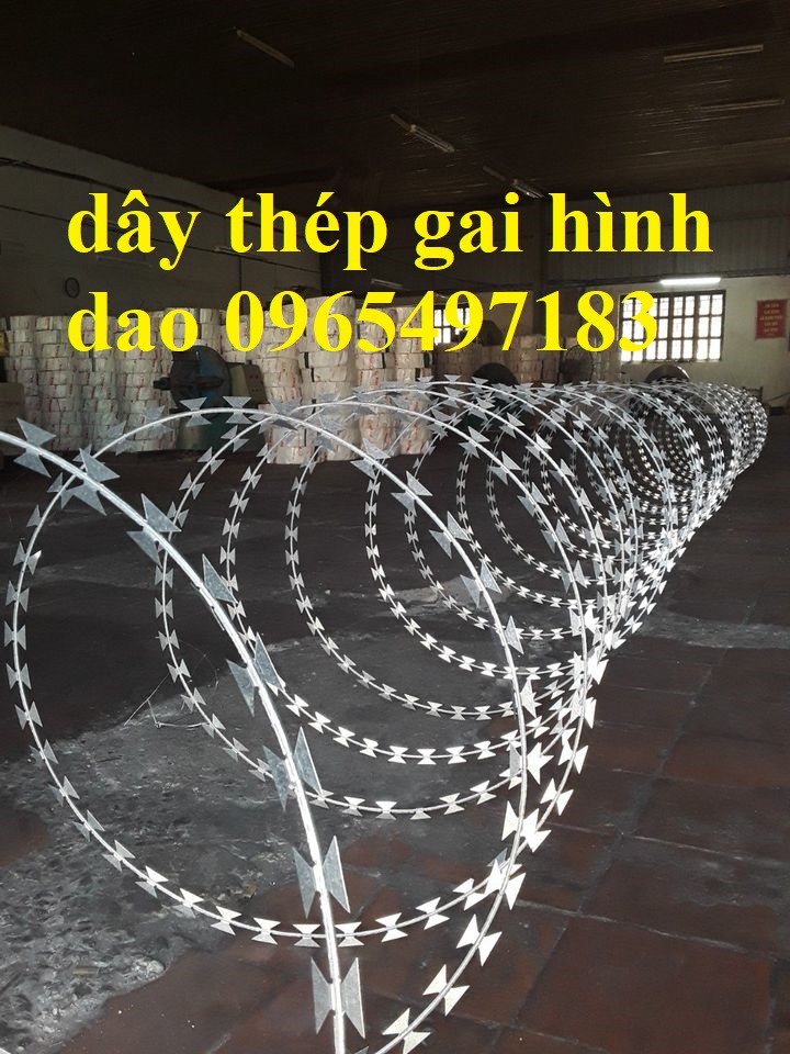 dây thép gai chống trộm, dây thép gai hình dao, dây gai tôn,