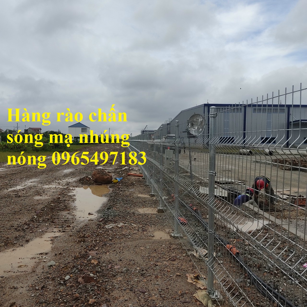 Báo giá Lưới thép hàng rào chấn sóng, lưới thép hàng rào gập đầu,