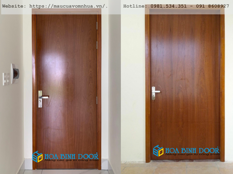 Cửa gỗ MDF Veneer tại quận 6.