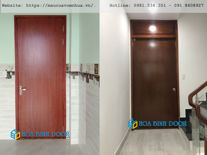 Cửa gỗ MDF Veneer tại quận 6.