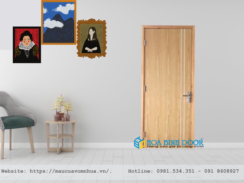 Cửa gỗ MDF Veneer tại quận 6.
