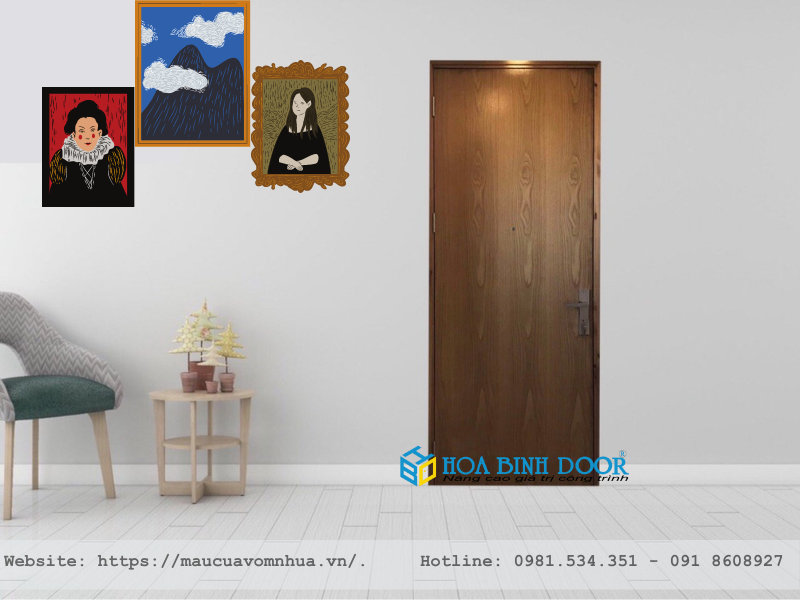 Cửa gỗ MDF Veneer tại quận 6.