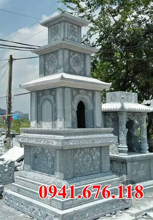 Vĩnh long bán mộ tháp bằng đá để tro cốt đẹp