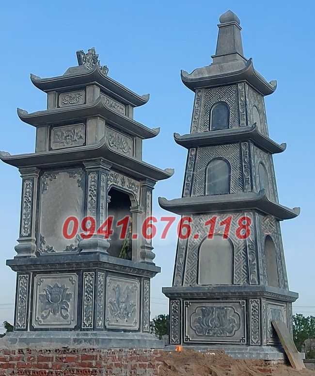 Vĩnh long bán mộ tháp bằng đá để tro cốt đẹp