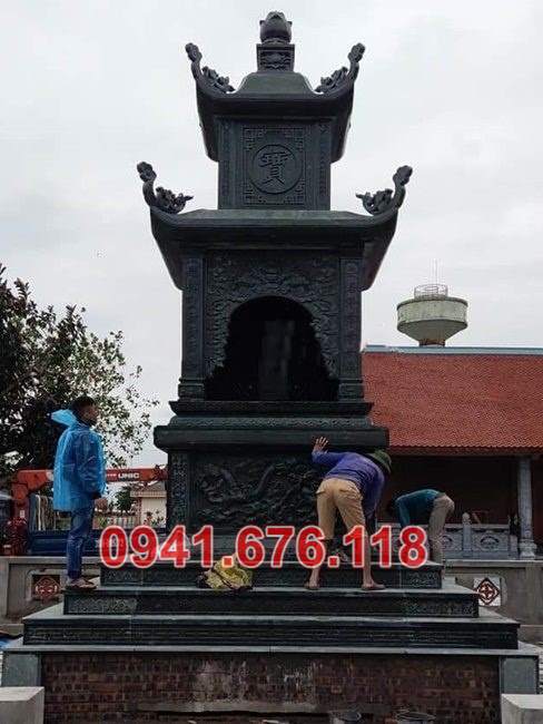 Vĩnh long bán mộ tháp bằng đá để tro cốt đẹp