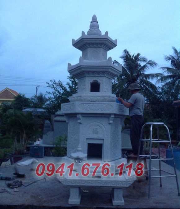Long An bán mộ tháp bằng đá đẹp để tro cốt