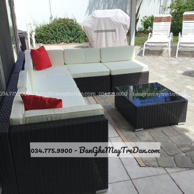 Bật mí 5 ưu điểm của bàn ghế sofa nhựa giả mây