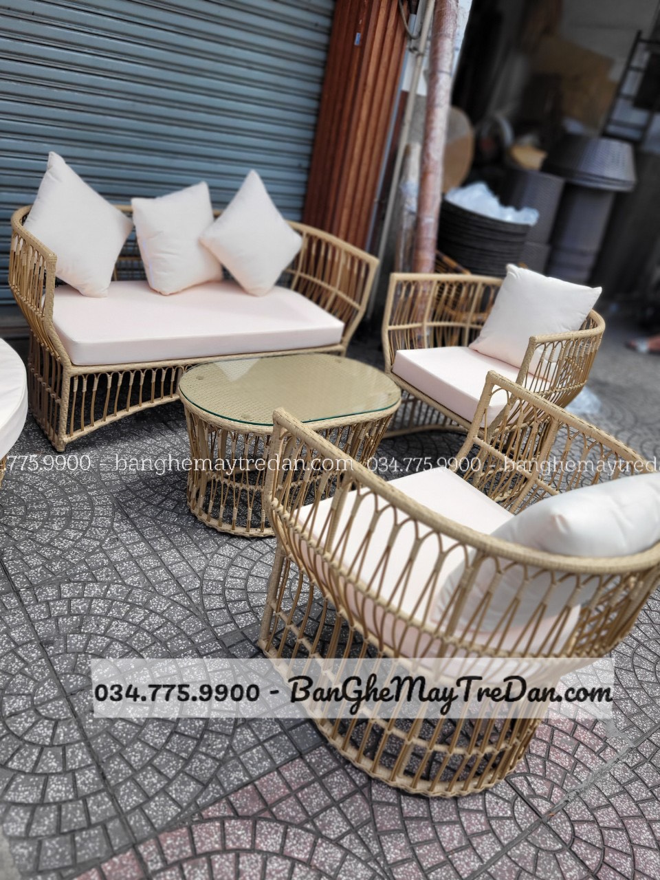 Ghế tổ chim, bàn ghế ngoài trời cao cấp, giá tốt