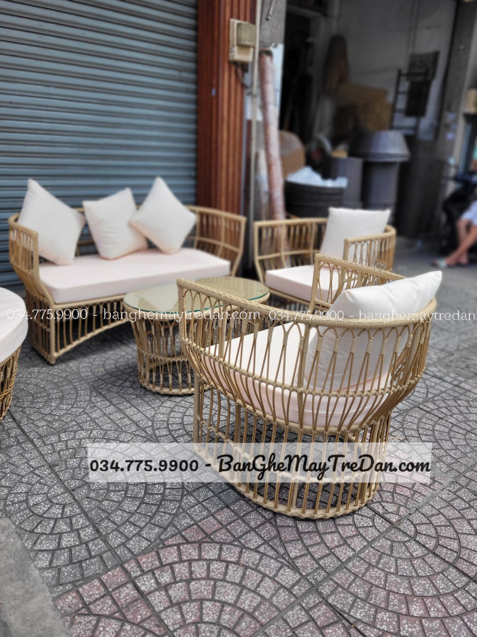 Ghế tổ chim, bàn ghế ngoài trời cao cấp, giá tốt