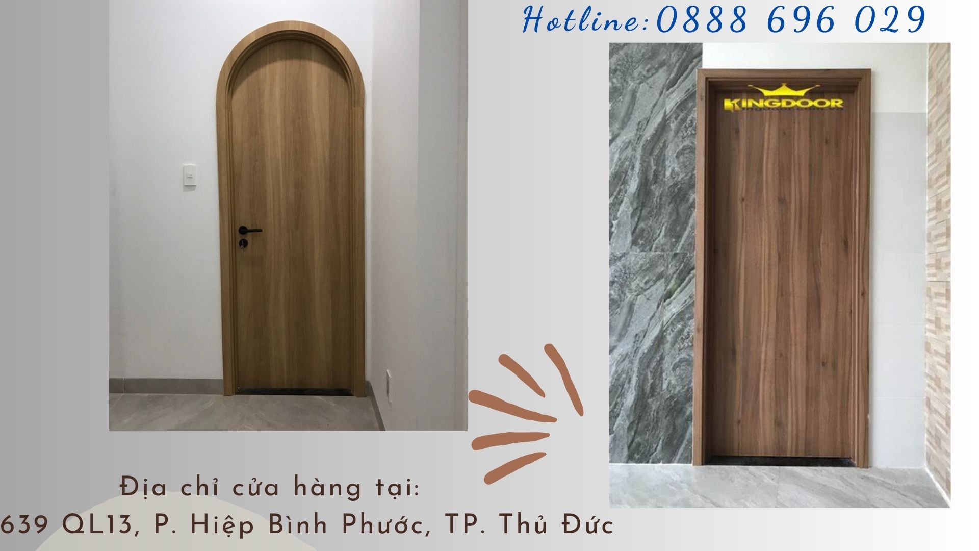 Cửa gỗ công nghiệp MDF WBP lắp nhà vệ sinh