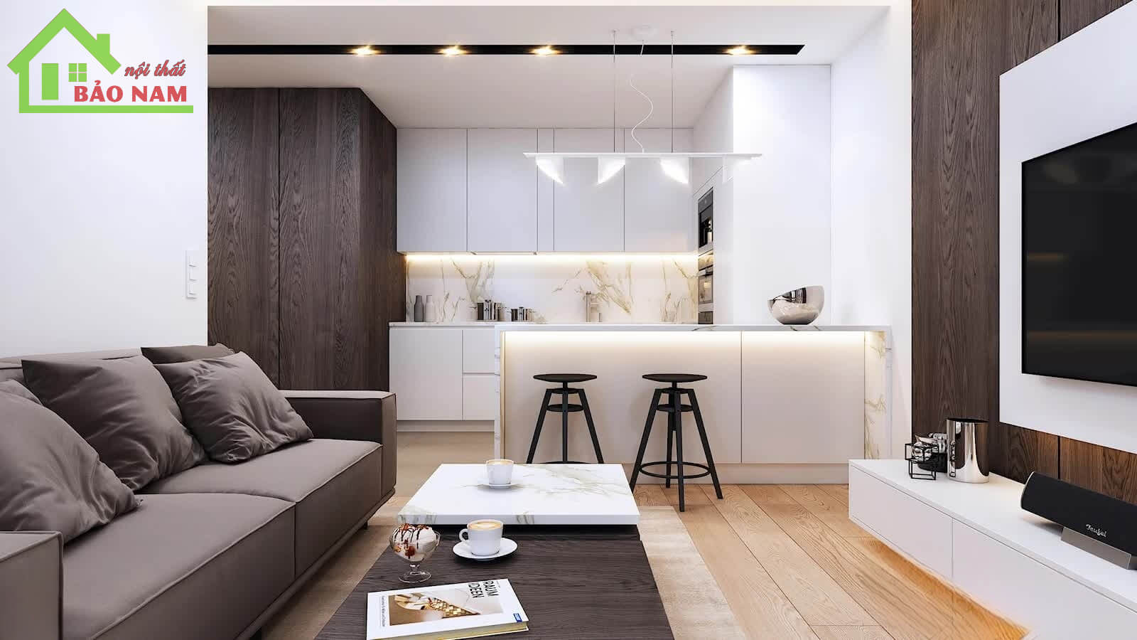 Tủ bếp an cường giá rẻ đẹp hcm - Đóng tủ bếp gỗ công nghiệp an cường