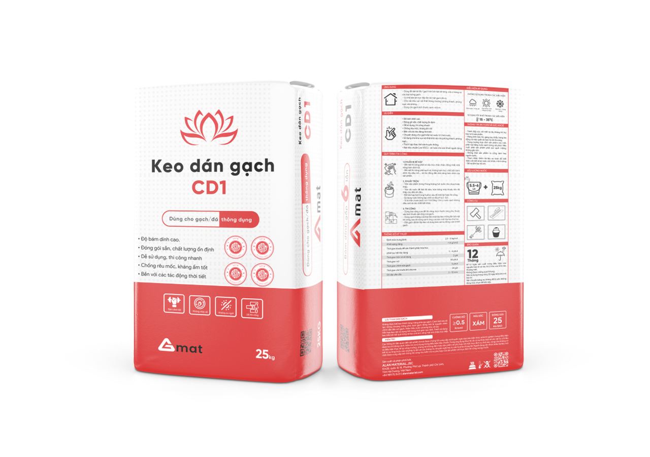 Keo Dán Gạch CD1 - AMAT - Siêu Bám Dính, Dễ sử dụng