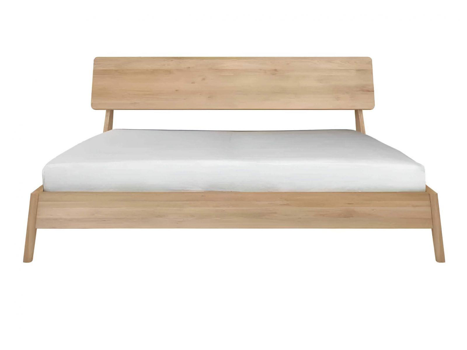 giường gỗ tự nhiên hiện đại đẹp - giường ngủ gỗ sồi giá rẻ