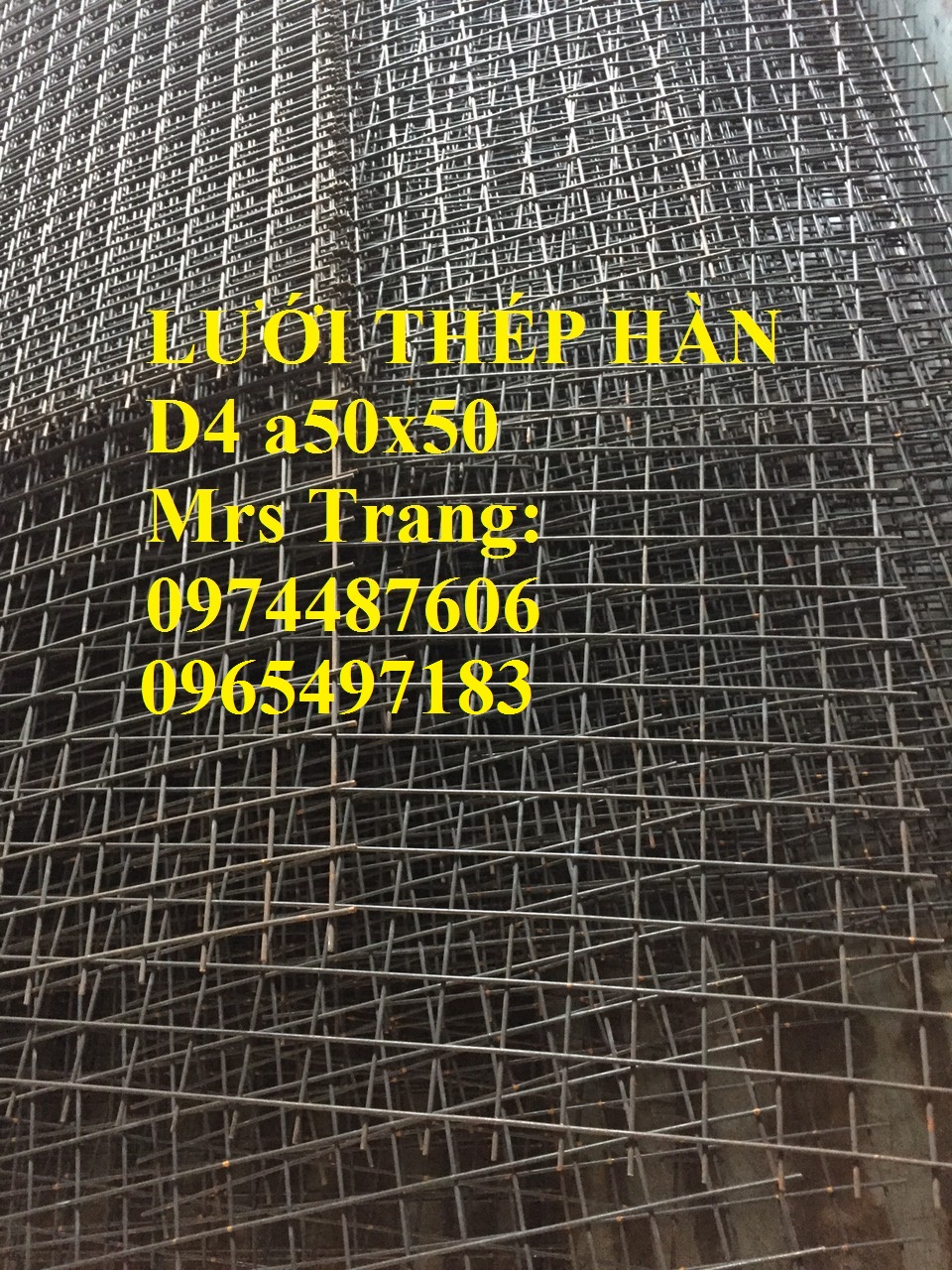 Lưới thép hàn D4 ô 50x50, lưới thép hàn phi 4 a 50x50