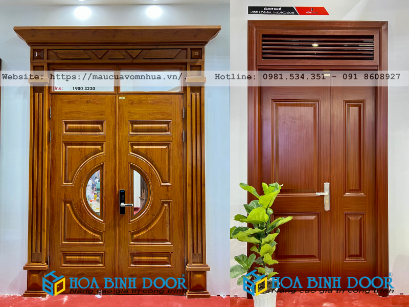 Cửa thép vân gỗ tại Long An - Chất lượng và bền