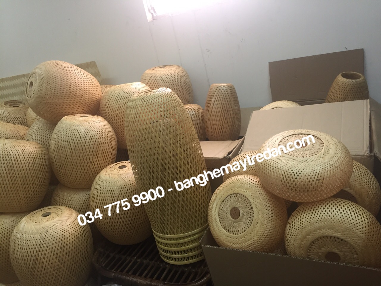 Xưởng cung cấp đèn mây tre đan chất lượng cao, giá tốt