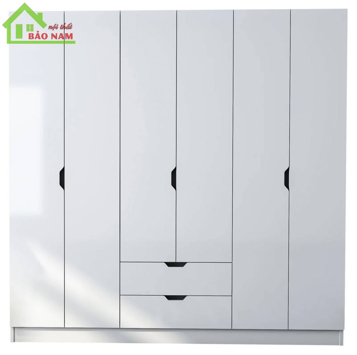 Tủ áo acrylic bóng gương an cường - Đóng tủ áo gỗ an cường