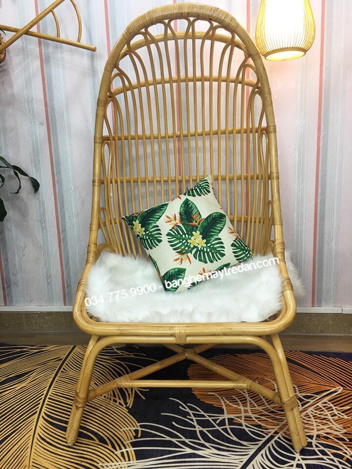 Ghế mây decor quán cafe, homestay cao cấp