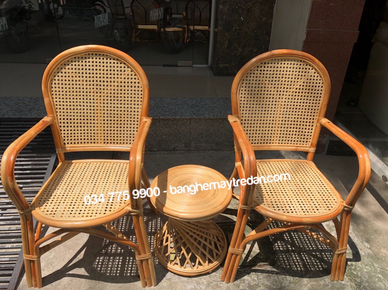 Ghế ăn mây có tay giá rẻ - Mây Tre Lục Bình
