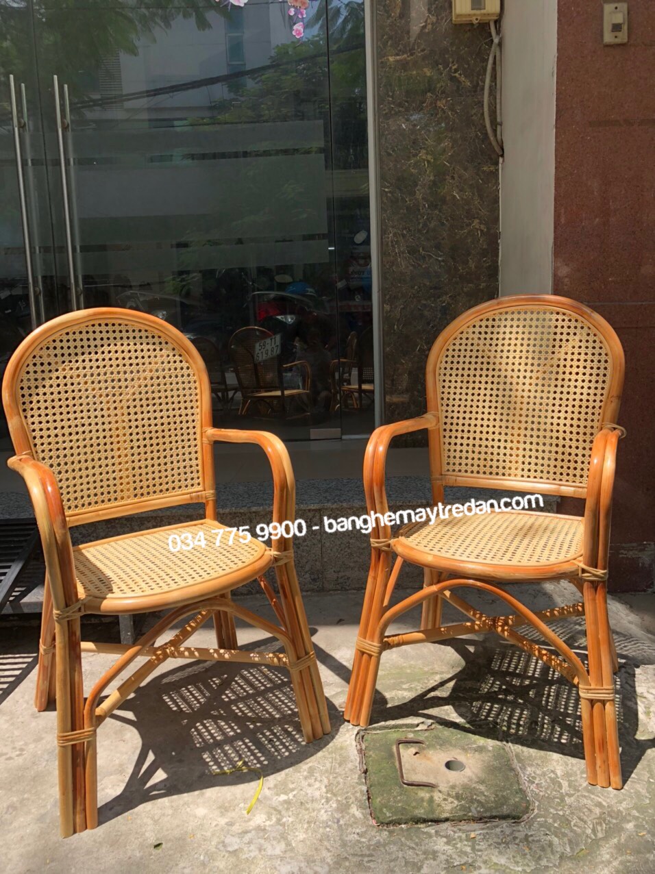 Ghế ăn mây có tay giá rẻ - Mây Tre Lục Bình