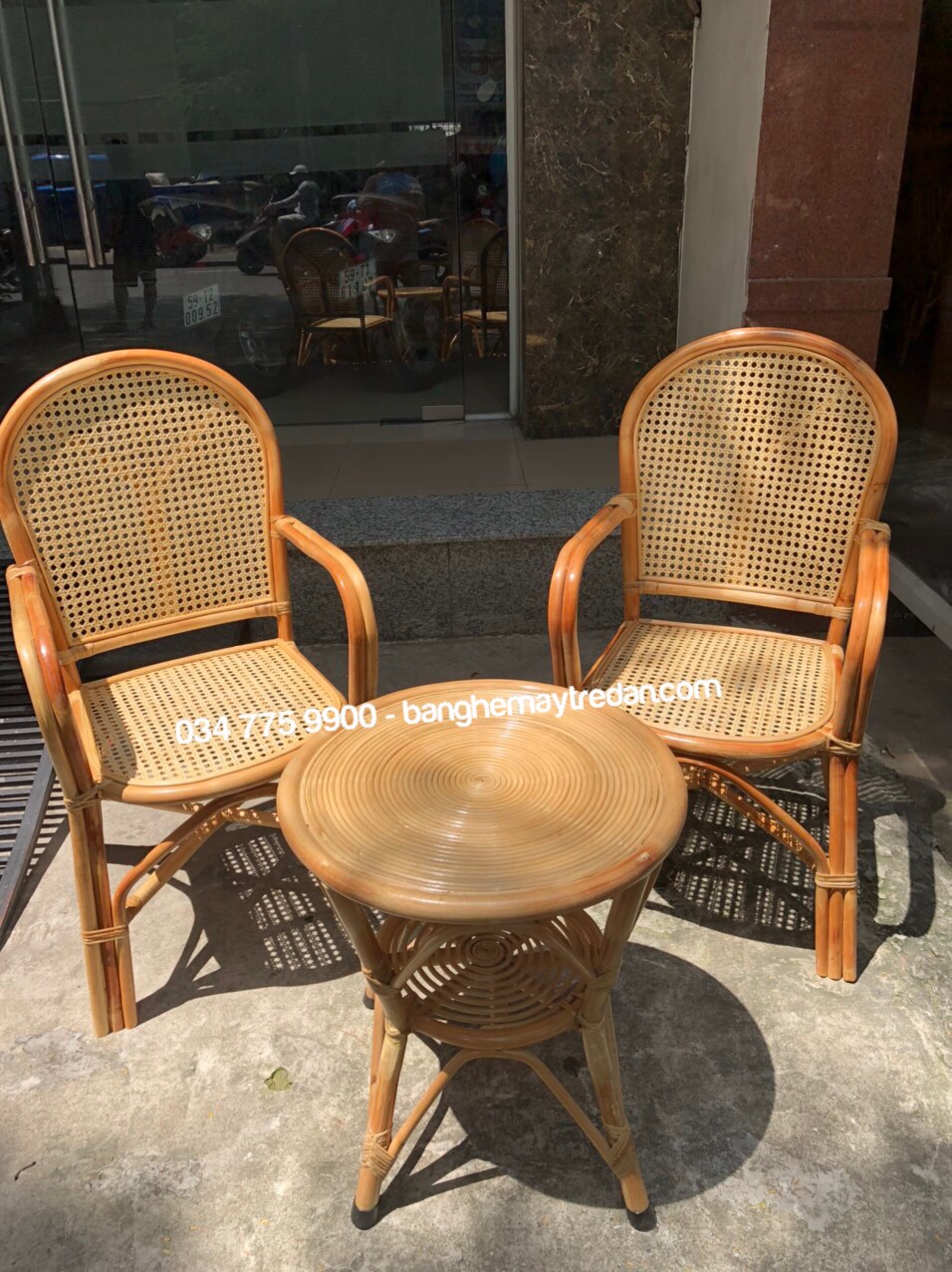 Ghế ăn mây có tay giá rẻ - Mây Tre Lục Bình
