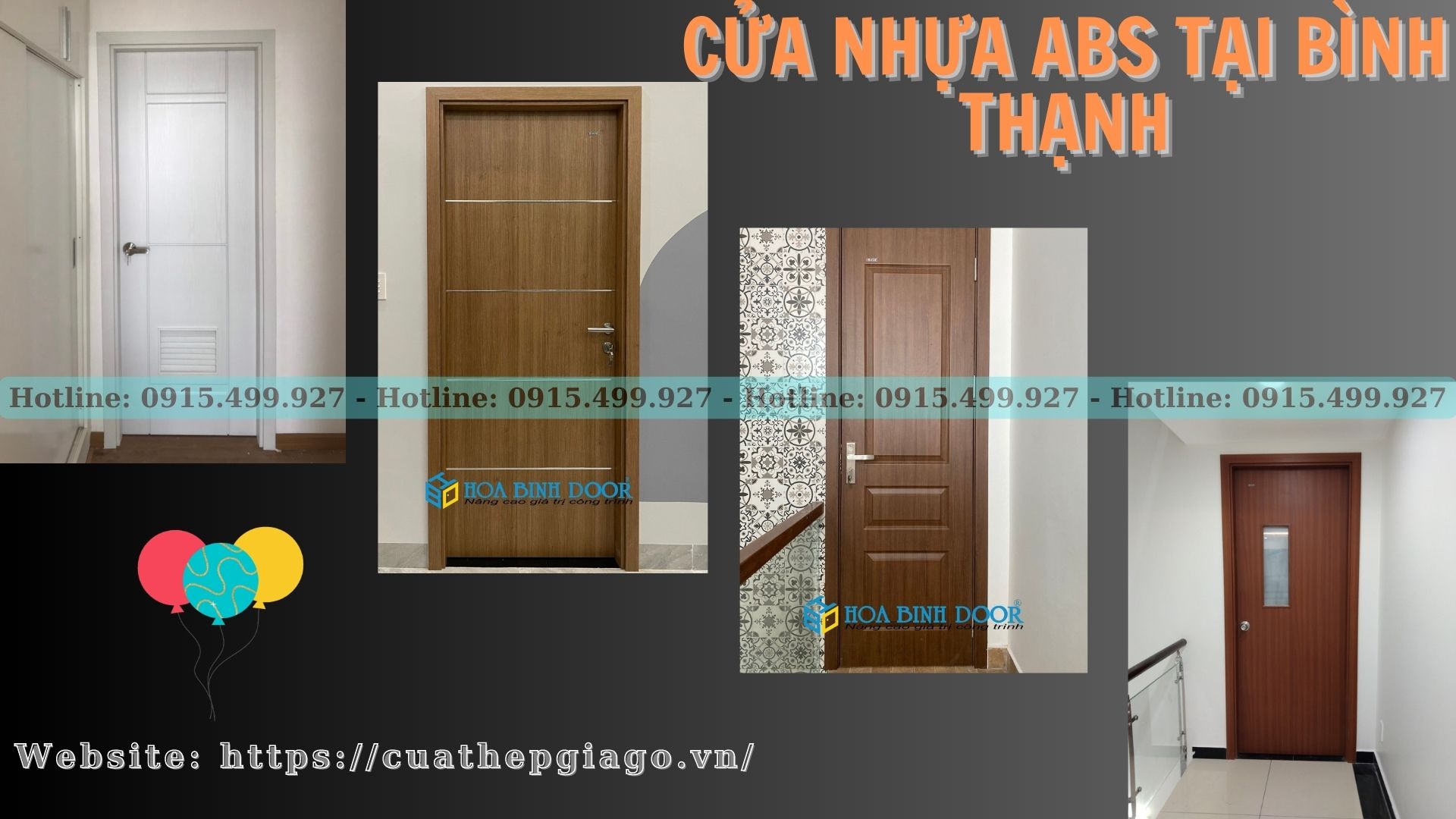 Cửa nhựa ABS tại Bình Thạnh - Cửa nhựa Hàn Quốc