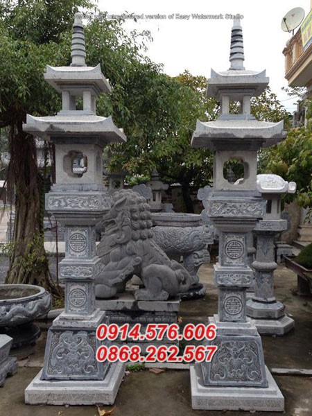 33  Mẫu lư hương đá đẹp - đỉnh hương nhà chùa bằng đá