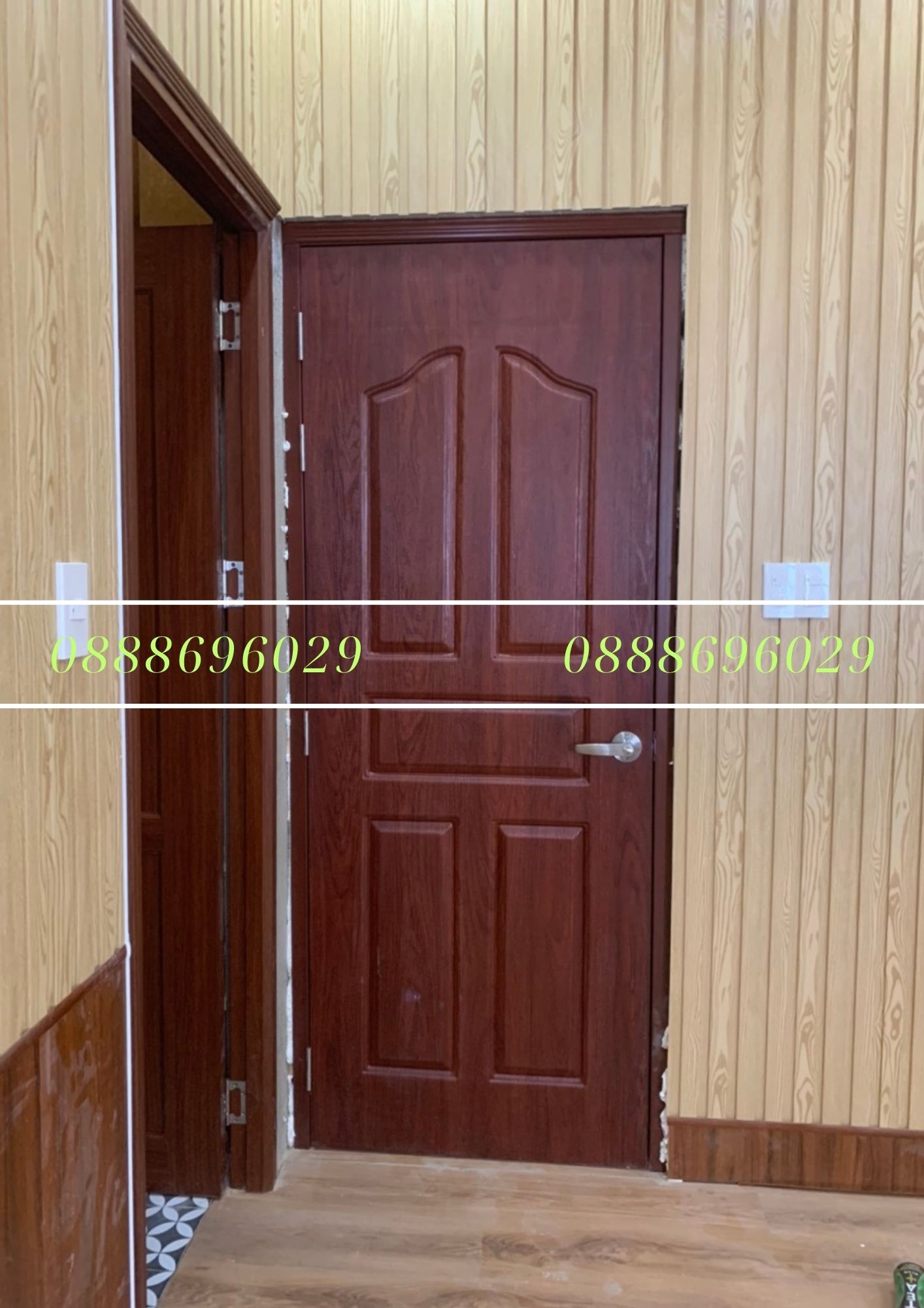 Mẫu cửa nhựa phòng ngủ mới nhất 2023