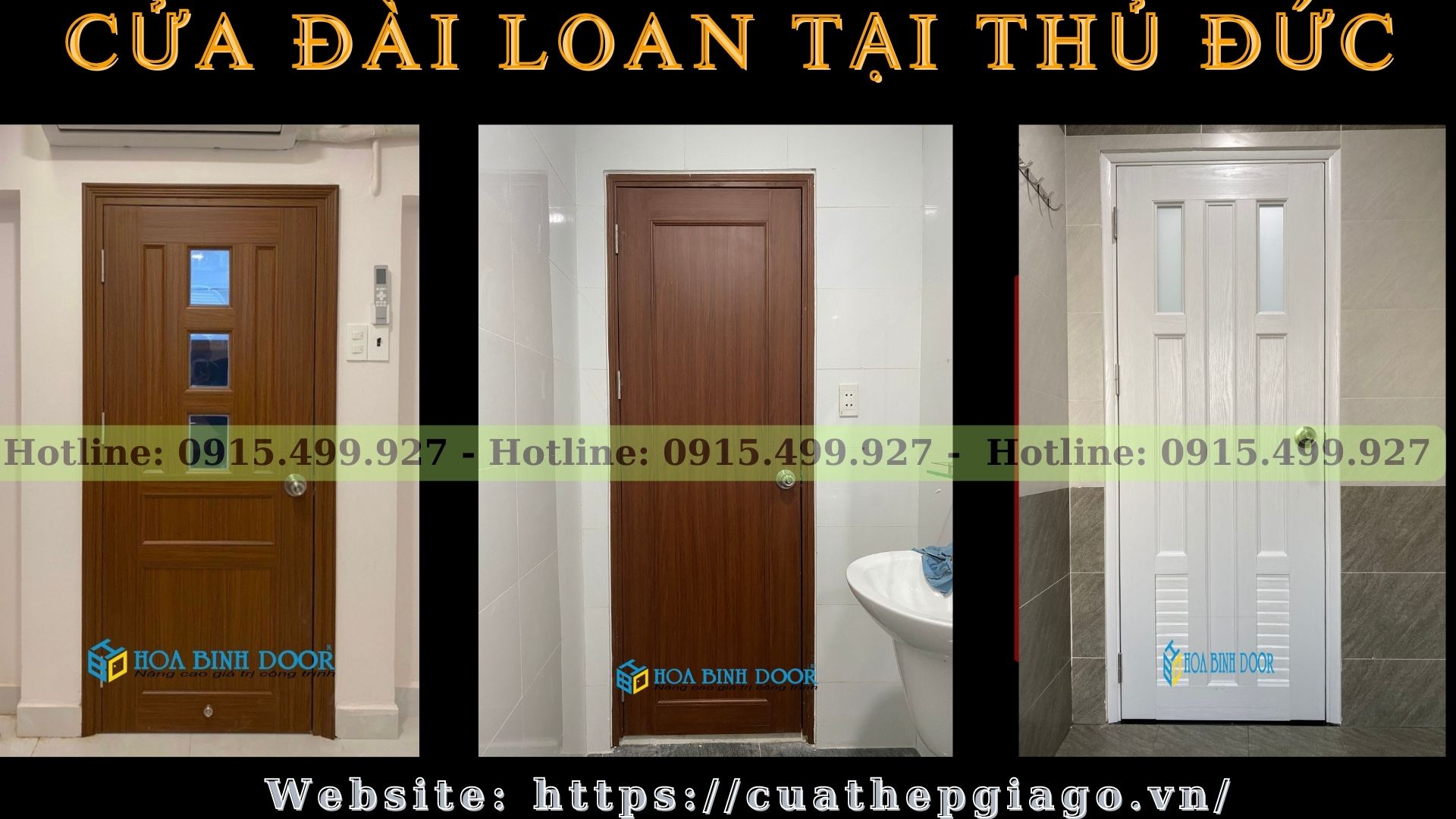 Cửa Đài Loan tại Thủ Đức - Cửa toilet giá rẻ