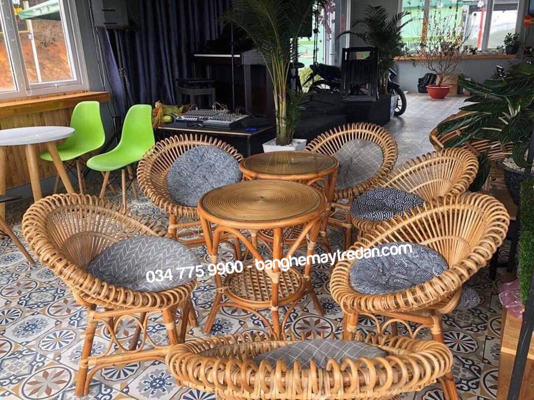 Xưởng đan ghế sen mây đẹp, giá tốt tại TP HCM
