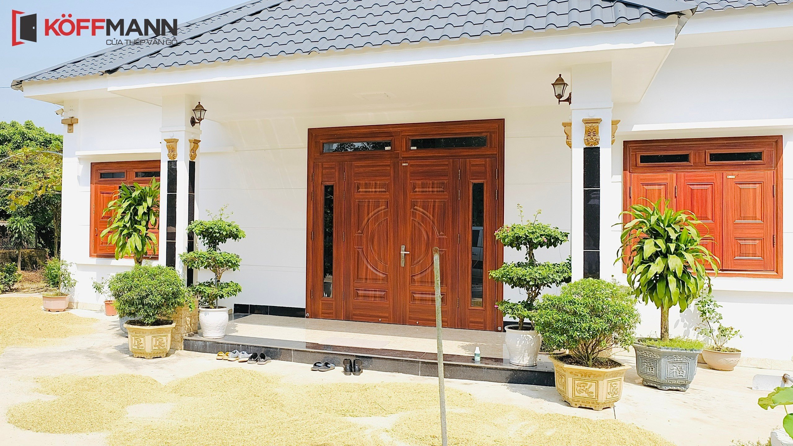 Cửa Thép Vân Gỗ Tại Bình Định  báo giá mới nhất