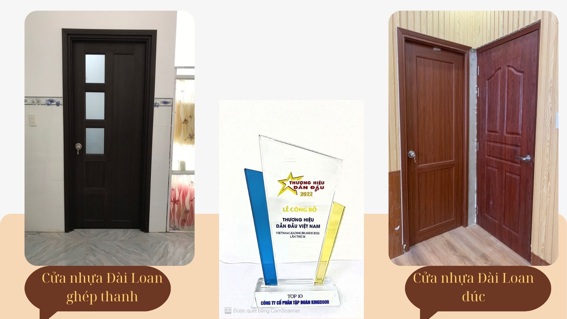 Mẫu cửa nhựa Đài Loan được chuộng nhất năm 2023