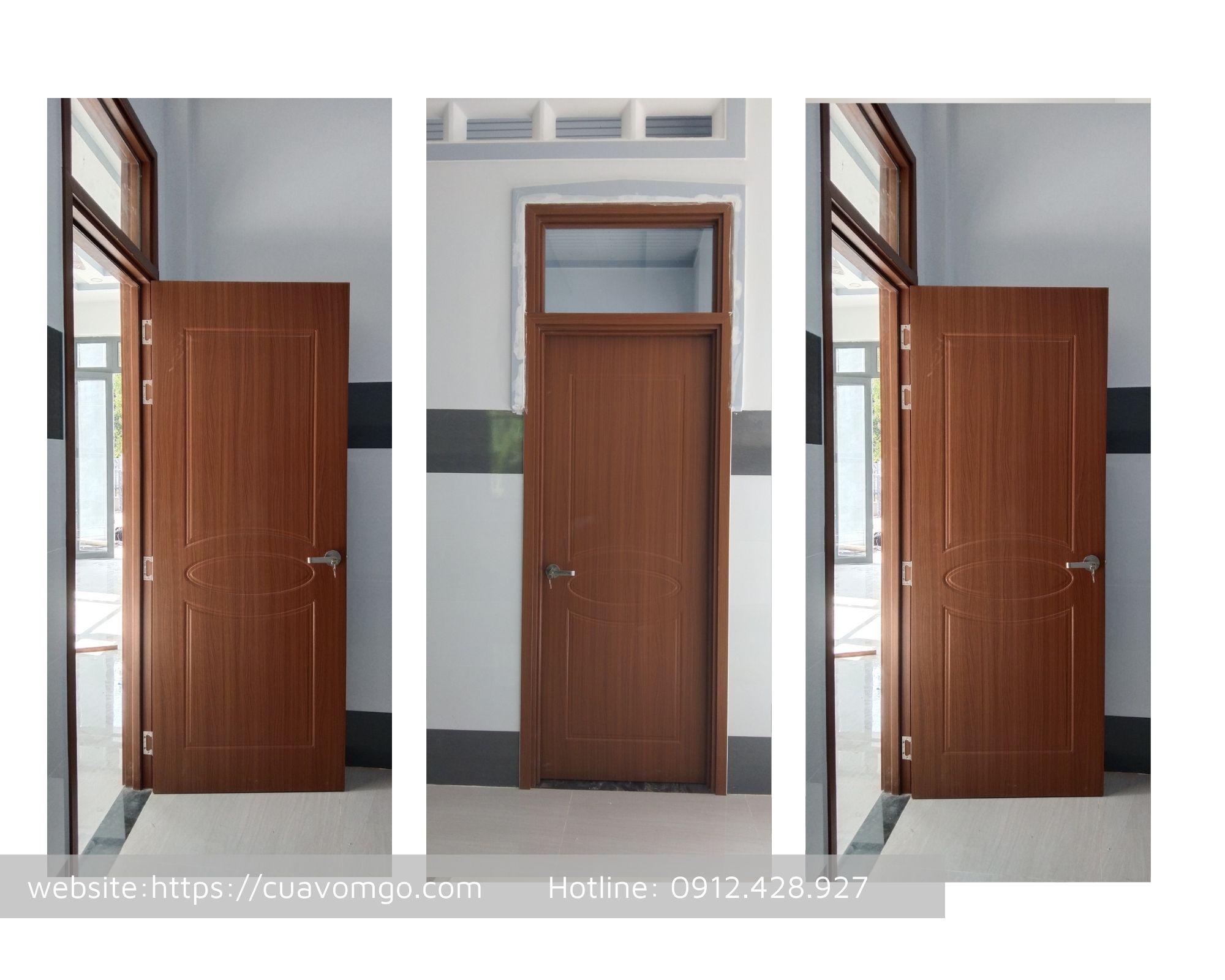 Cửa nhựa Composite tại Bình Thạnh  Cửa nhựa giả gỗ giá rẻ