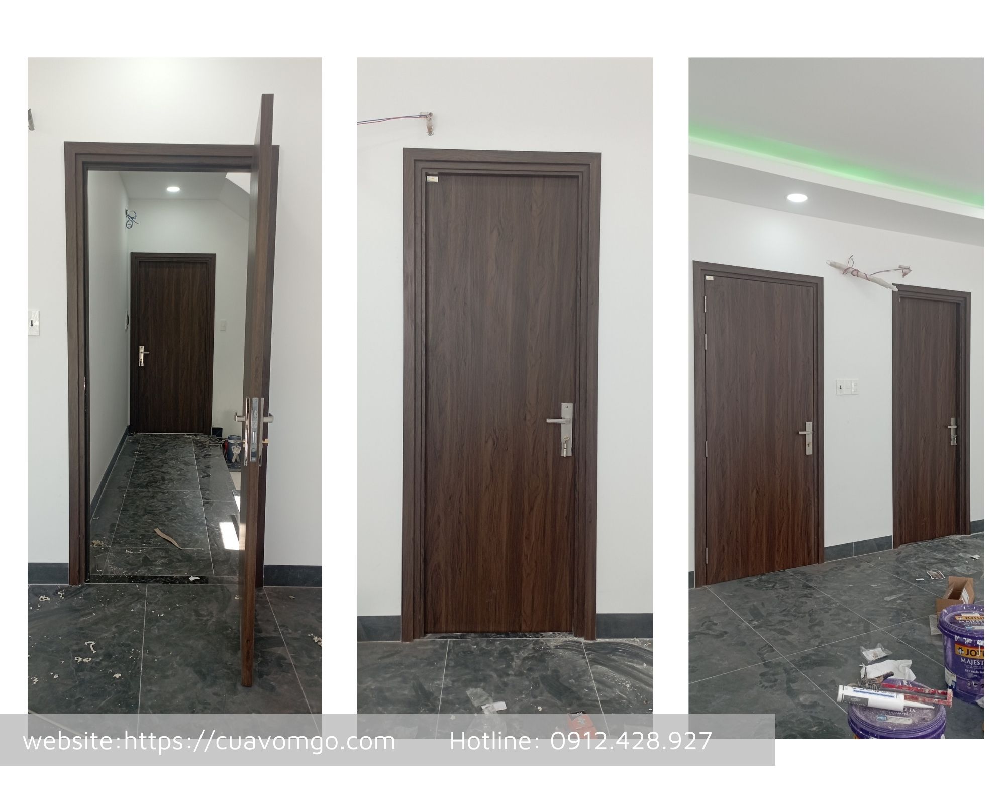 Cửa nhựa Composite tại Bình Thạnh  Cửa nhựa giả gỗ giá rẻ