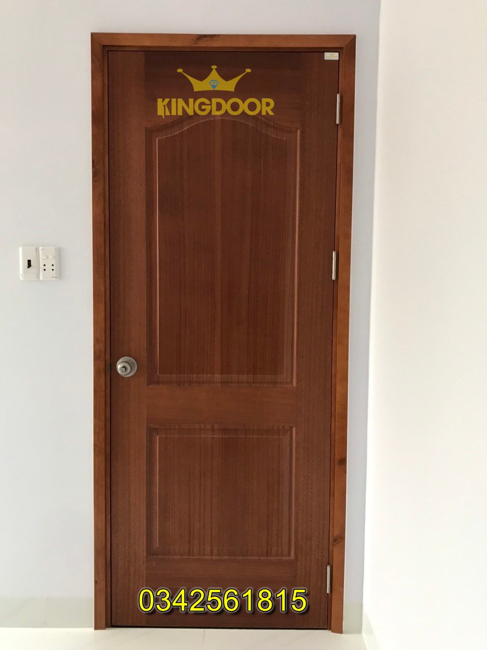 Cửa gỗ công Nghiệp HDF tại Phú Quốc - Kingdoor