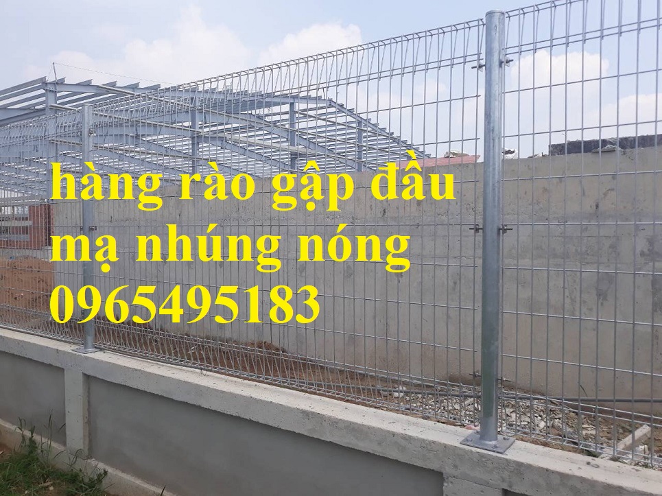 Lưới hàng rào chấn sóng mạ nhúng nóng, lưới hàng rào gập đầu mạ kẽm