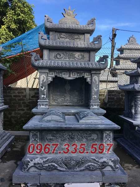 Mẫu mộ đôi bằng đá tự nhiên nguyên khối bán ở tây ninh
